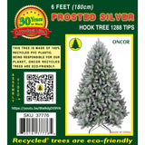 6ft Frosted Silver Fir